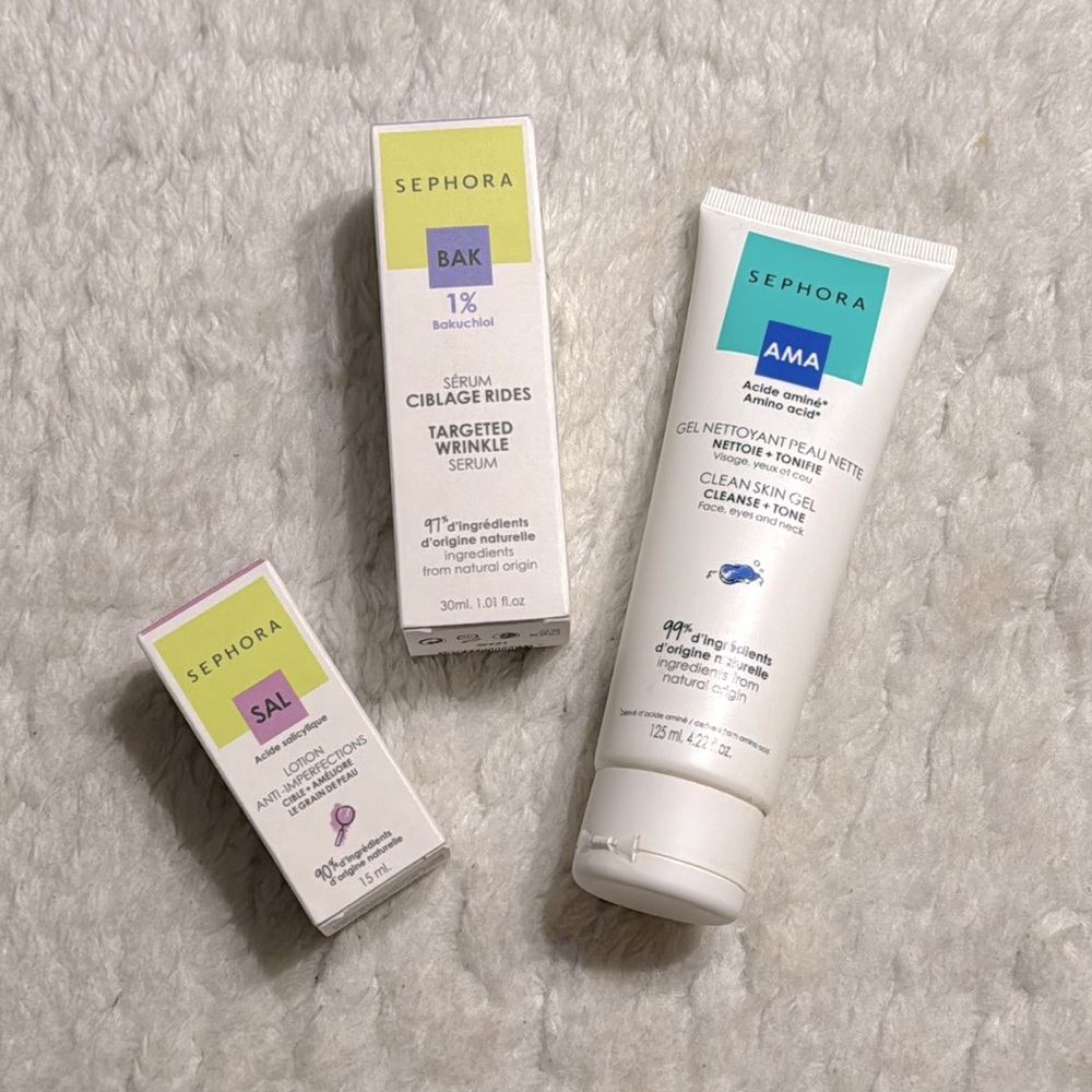 BNIB Sephora Collections Skincare Trio (Lotion, Serum, Cleanser)